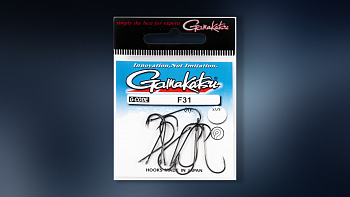 Gamakatsu "F31 New Label Hooks Black"